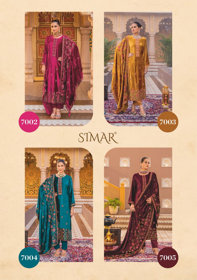 Libas E Khaas By Glossy Embroidery Viscose Velvet Wholesale Price In Surat